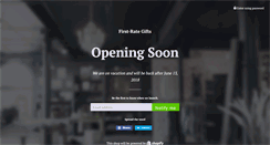 Desktop Screenshot of firstrategifts.com